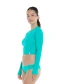 Body Glove Women's Ibiza Let it Be Crop Rashguard in Fairy side