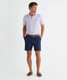 Vineyard Vines Men's Performance Air Tech Mesh Polo in White/Mariner/Blue front view