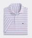 Vineyard Vines Men's Performance Air Tech Mesh Polo in White/Mariner/Blue laydown