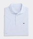 Vineyard Vines Men's Performance Air Tech Mesh Polo in White Cap/Jake Blue laydown