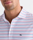 Vineyard Vines Men's Performance Air Tech Mesh Polo in White/Mariner/Blue side view