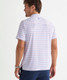 Vineyard Vines Men's Performance Air Tech Mesh Polo in White/Mariner/Blue back view
