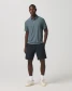 Vuori Men's Strato Tech Polo Blue Sea Heather full front