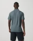 Vuori Men's Strato Tech Polo Blue Sea Heather back
