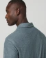 Vuori Men's Strato Tech Polo Blue Sea Heather detail