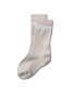 Vuori Men's 2.0 Crew Socks Salt Heather front view