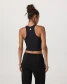 Vuori Women's Pose Plyo Tank Top Black back view