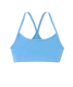 Vuori AllTheFeels Sports Bra Oasis Blue flat lay