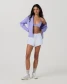 Vuori Women's Renew Trainer Shell Jacket Hyacinth full