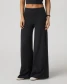 Vuori Halo Easy Wideleg Pants Halo Solid Black front view