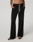 Vuori Halo Essential Wideleg Pants Black Heather front