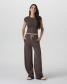 Vuori Halo Essential Wideleg Pants Java Heather full