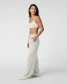 Vuori Halo Essential Wideleg Pants Ecru Heather full