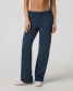 Vuori Halo Modern Straight Leg Pants Blue Coast Heather front view