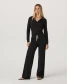 Vuori Women's Halo Mini Full Zip Hoodie Black Heather full view
