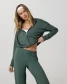 Vuori Halo Modern Full Zip Hoodie Agate Green front view