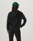 Vuori Halo Modern Full Zip Hoodie True Black back view