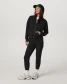 Vuori Halo Modern Full Zip Hoodie True Black full length