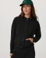 Vuori Halo Modern Full Zip Hoodie True Black front view