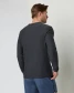 Vuori Men's Longsleeve Strato Tech Tee Charcoal Heather back