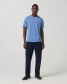 Vuori Men's Current Tech Tee Isle Blue full view
