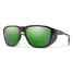 Smith Optics Embark Polarized Sunglasses Matte Tortoise/Green Mirror back view