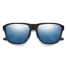 Smith Optics Embark Polarized Sunglasses Matte Black/Blue Mirror front view