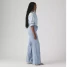 Levi's Women's 318 Shaping Wide Leg Jeans Tall Glass of Water side view