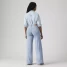 Levi's Women's 318 Shaping Wide Leg Jeans Tall Glass of Water back view