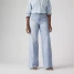 Levi's Women's 318 Shaping Wide Leg Jeans Tall Glass of Water front view