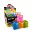 Marbled Cube Squishy Squeeze Toy marbled finish front view
