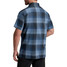 KUHL Response Short Sleeve Shirt Mixed Indigo back view