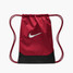 Nike Brasilia 18L Drawstring Bag in Tough Red/Black/Reflect Silver