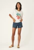 PJ Salvage Women's Feelin' Prickly Spicy Chili Graphic T-Shirt in Ivory side view