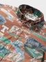 Reyn Spooner Men's University of Texas Scenic Performance Aloha Shirt Burnt Orange front view