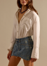 Free People Dolly Denim Mini Skirt Screenshot detail view