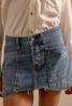 Free People Women's Dolly Denim Mini Skirt
