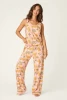 PJ Salvage Women's In the Jungle Leopard Safari Tank Top Blossom front view