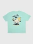 Goat USA Boys' Chuck's O's T-Shirt in Mint side view