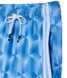 Goat USA Boys' Geo Print Mesh Shorts in Carolina Blue side view