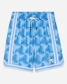 Goat USA Boys' Geo Print Mesh Shorts in Carolina Blue