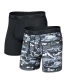 SAXX Men's Quest Quick-Dry Mesh Boxer Briefs in Killer Kamo/Black side view