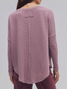Free People Latte Blues Thermal Top Alabaster back view