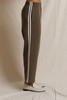 perfectwhitetee Claud Travel Track Pants Dark Olive side view
