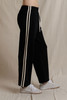 perfectwhitetee Claud Travel Track Pants True Black side view