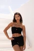 Blanco By Nature Women's Cosmo Crochet Skirt in Black