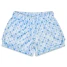Iscream Girls' Blue Ditsy Plush Shorts Blue Ditsy Front