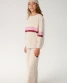 Rip Curl Girls' Surf Revival Crew Top in Oatmeal Marle side view