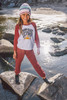 Feather 4 Arrow Girls' Aura Happiness Raglan Mystic Maroon Lifestyle