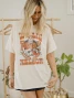 Livy Lu Women's Willie Nelson Texas on My Mind 1883 Thrifted Tee front